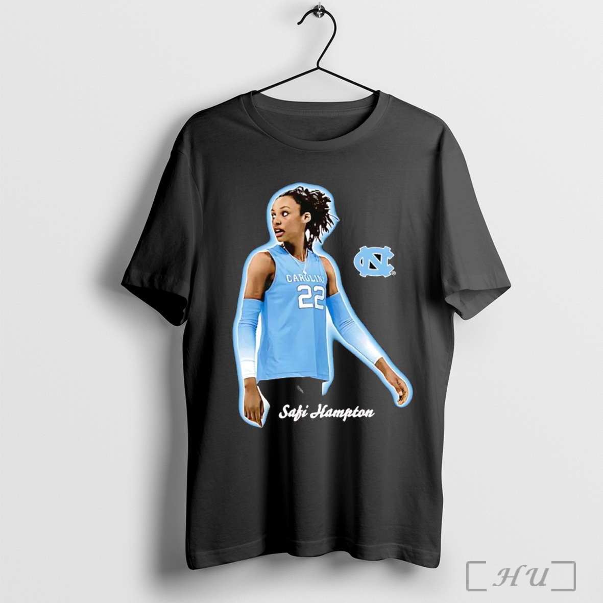 Officials Safi Hampton Portrait Unc Volleyball T Shirt Sweatshirt