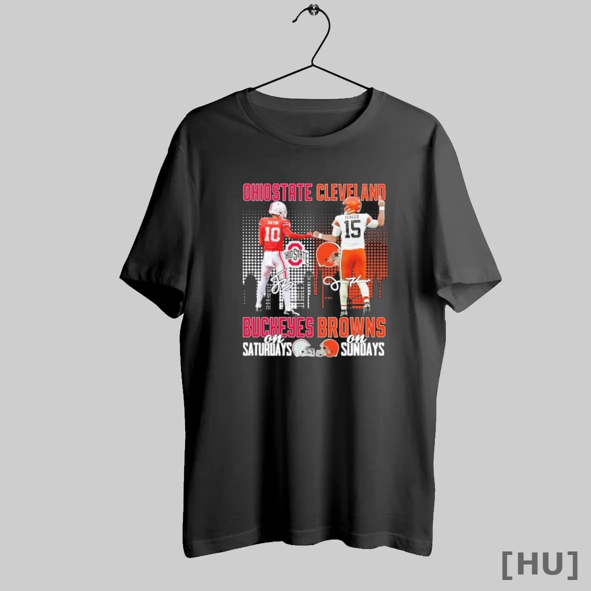 Officials Sayin Buckeyes On Saturdays And Flacco Browns On Sundays T Shirt Sweatshirt