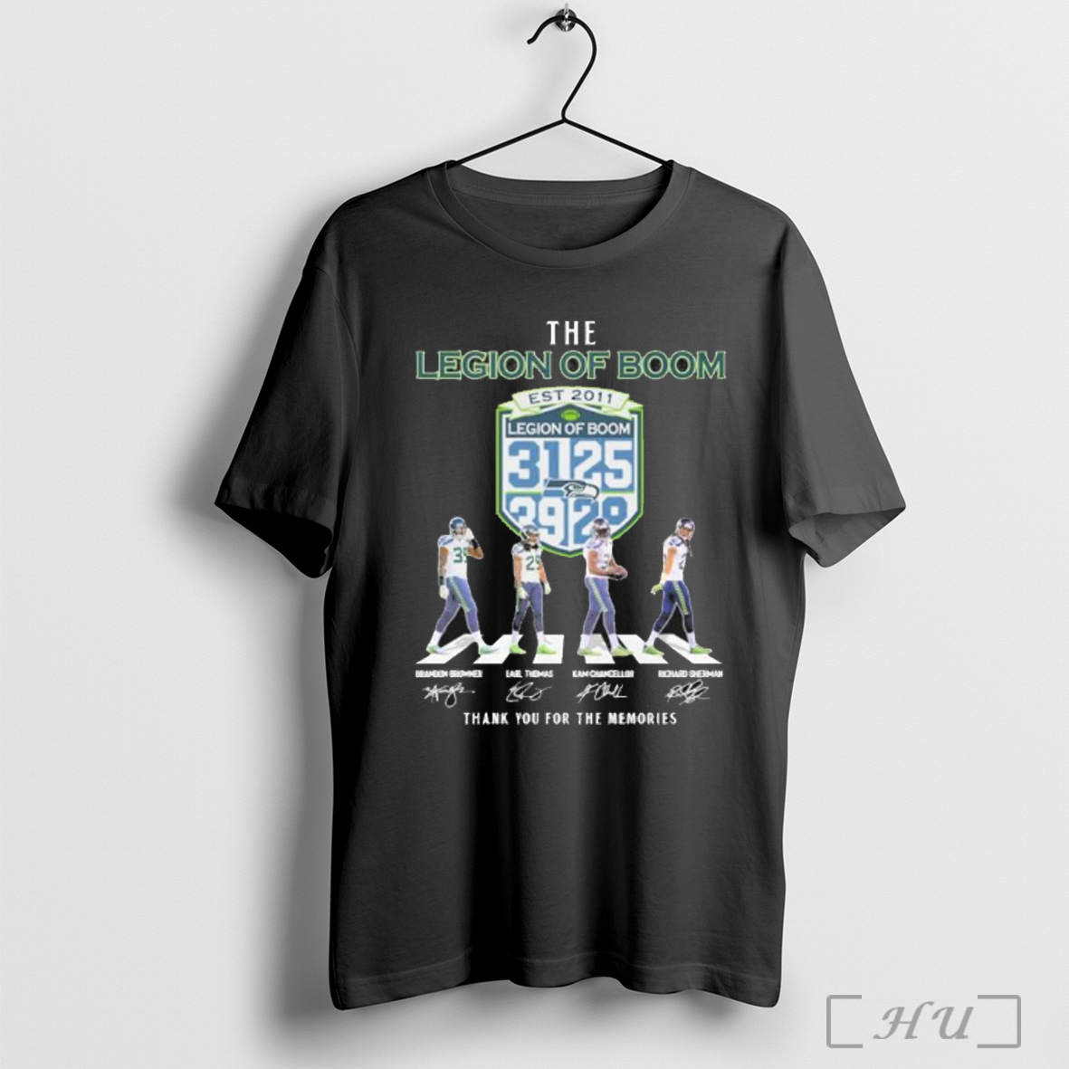 Officials Seattle Seahawks The Legion Of Boom Abbey Road T Shirt Sweatshirt