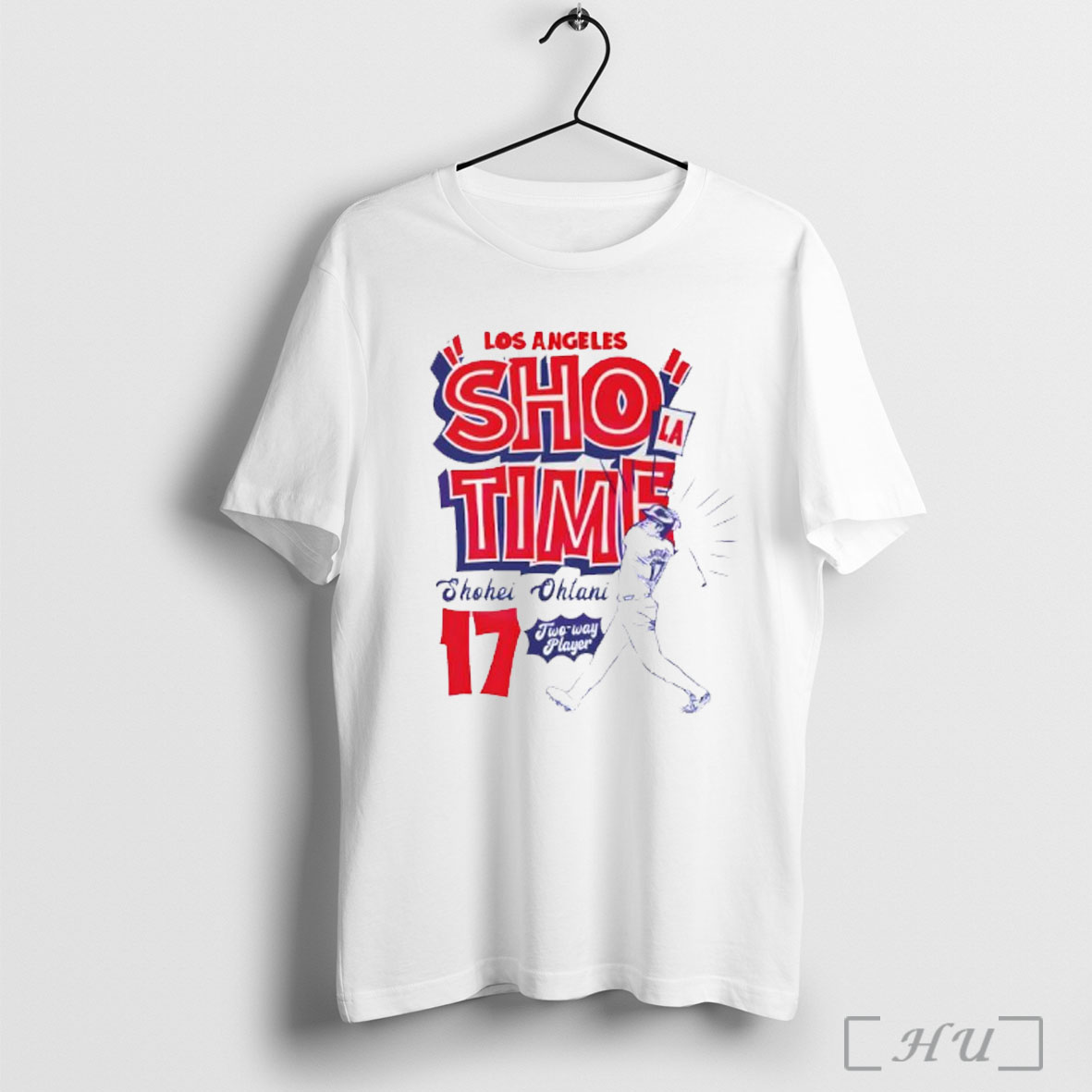 Officials Shohei Ohtani Los Angeles Dodgers Shotime Two Way Player T Shirt Sweatshirt
