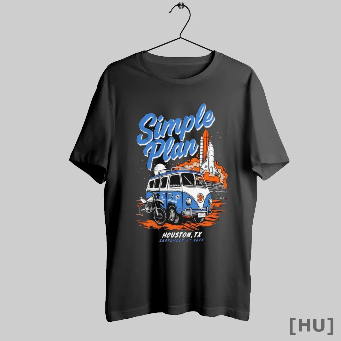 Officials Simple Plan Houston Texas Tour 2025 Van Rocket T Shirt Sweatshirt