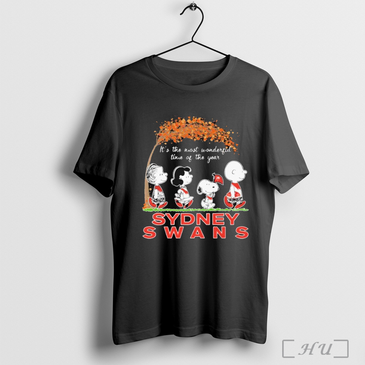 Officials Snoopy The Peanuts Sydney Swans Its The Most Wonderful Time Of Of The Years T Shirt Sweatshirt