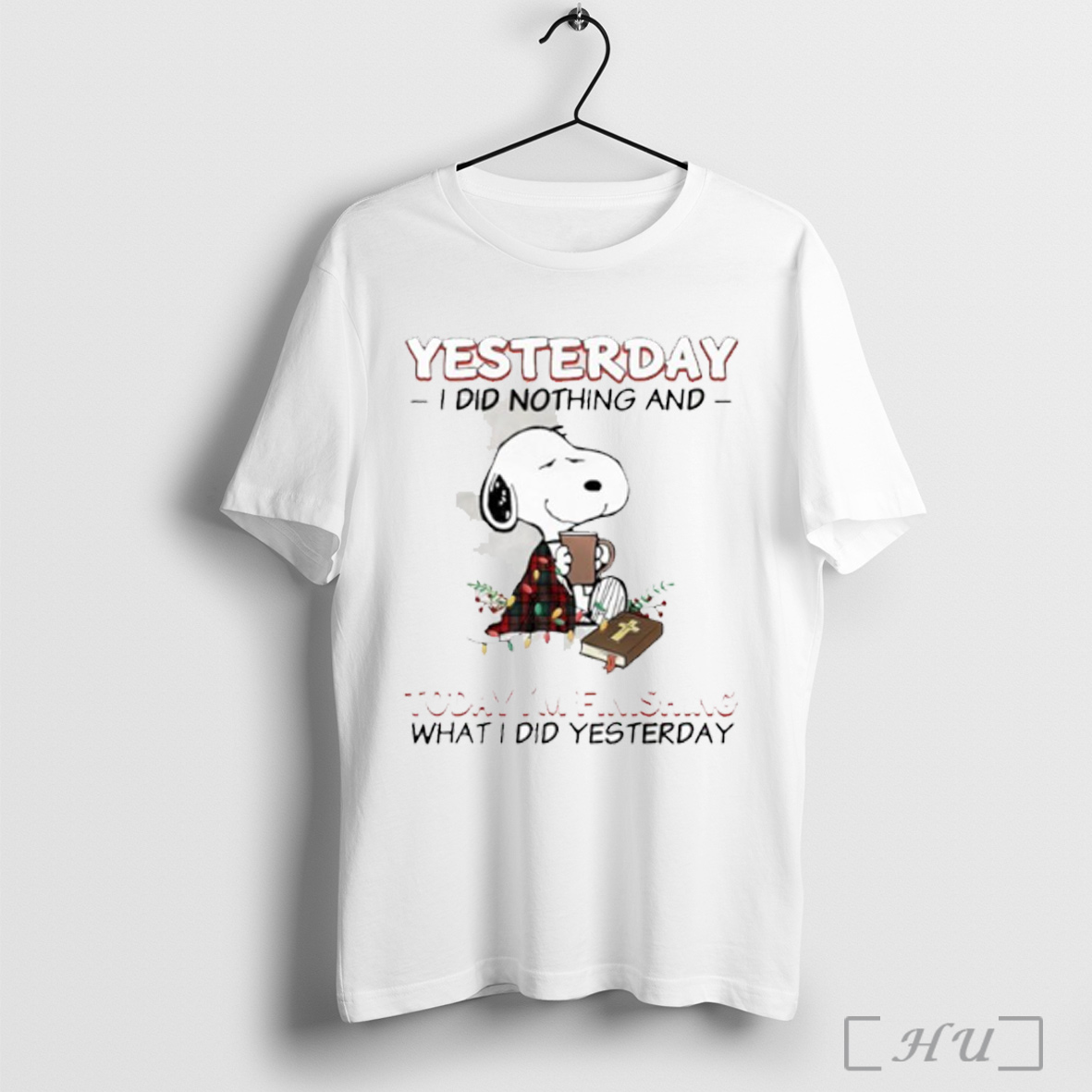 Officials Snoopy Yesterday I Did Nothing And Today Im Finishing T Shirt Sweatshirt