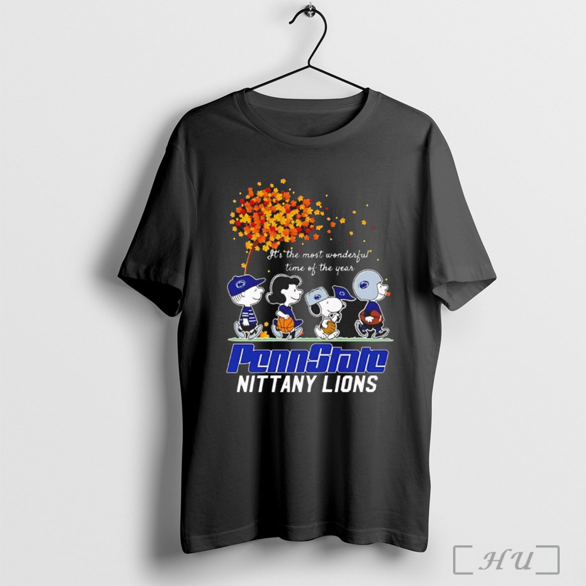 Officials Snoopy And Friends Penn State Nittany Lions Sports Team Its The Most Wonderful Time Of The Year Autumn T Shirt Sweatshirt