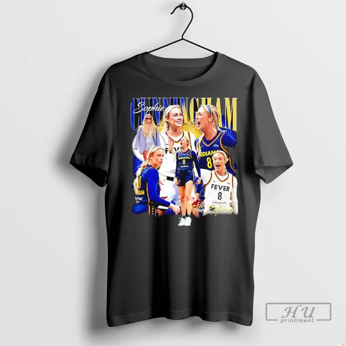 Officials Sophie Cunningham The Enforcer Indiana Fever Wnba Player Ladies T Shirts Sweatshirt