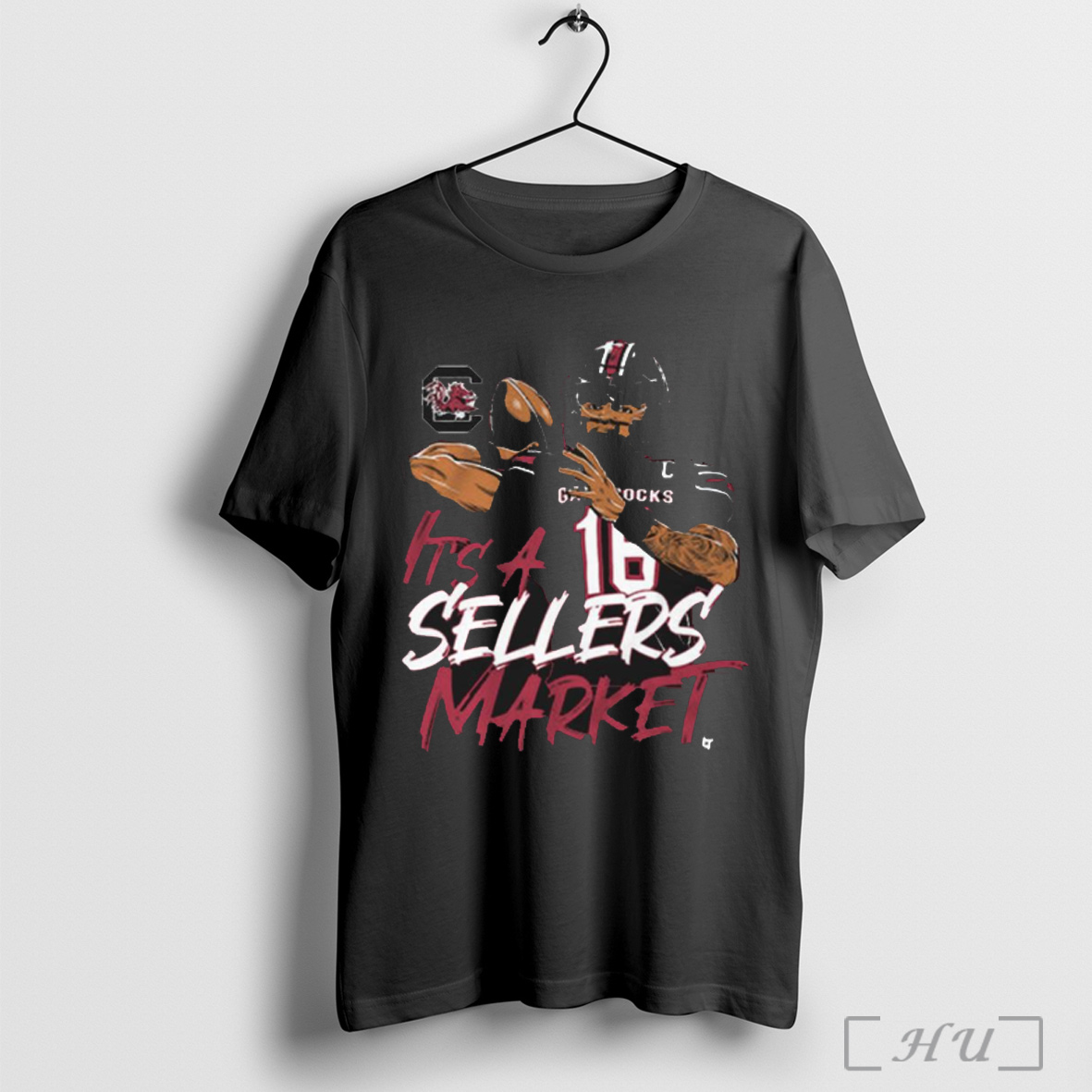 Officials South Carolina Gamecocks Football Its A Lanorris Sellers Market Painting T Shirt Sweatshirt
