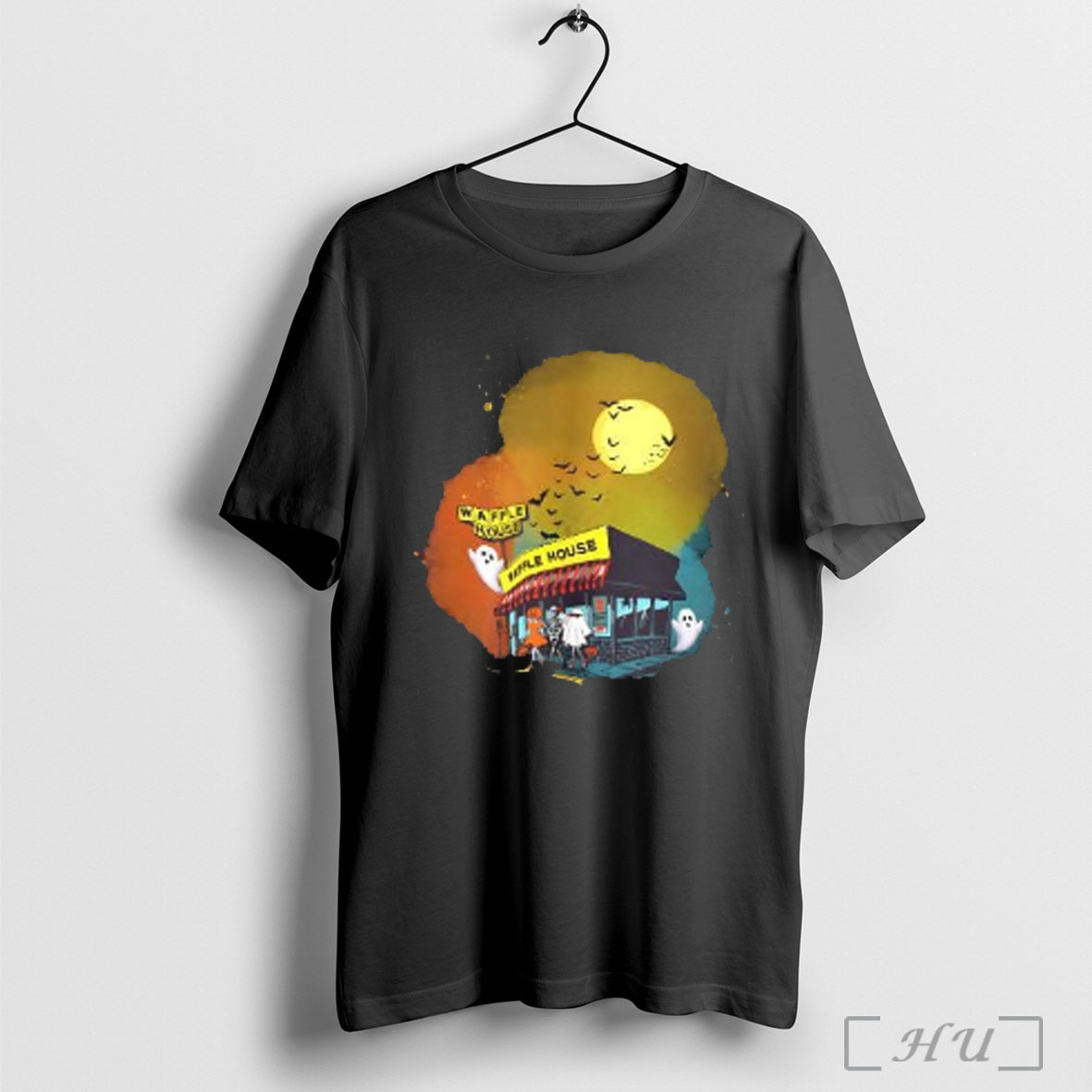 Officials Spooky Waffle House Halloween T Shirt Sweatshirt