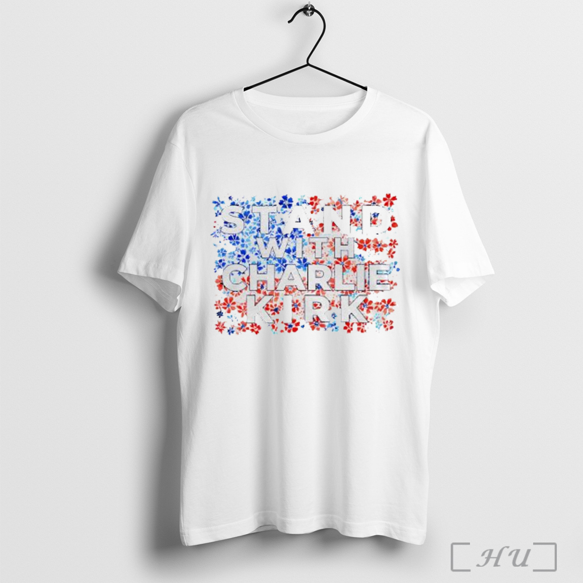 Officials Stand With Charlie Kirk Floral T Shirt Sweatshirt