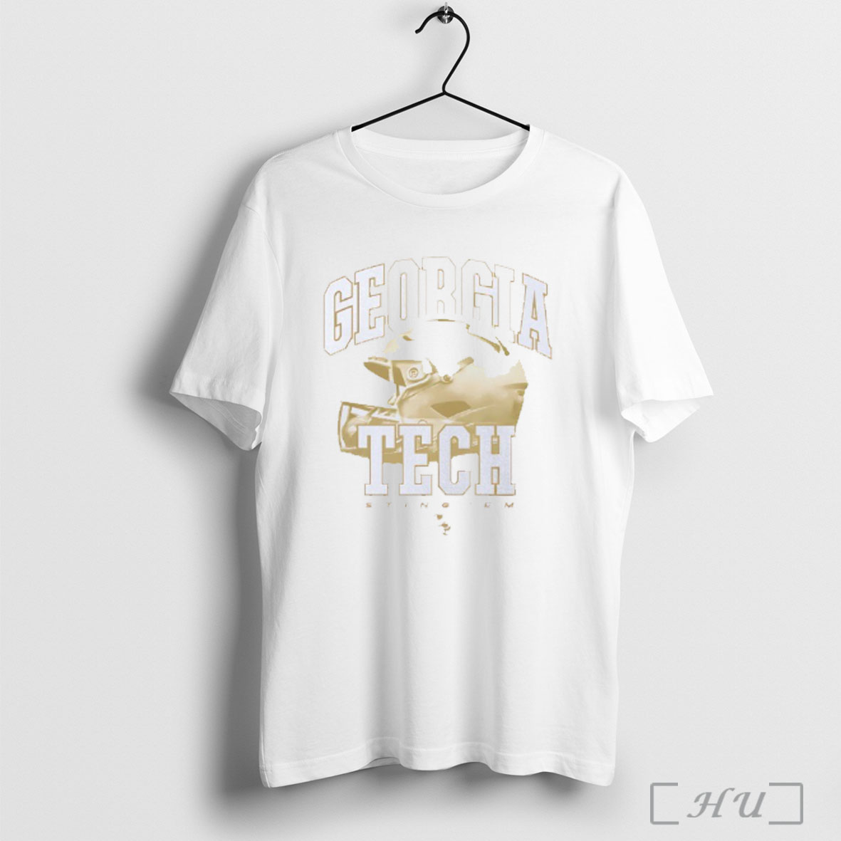 Officials Sting Em Georgia Tech Yellow Jackets Football Helmet T Shirt Sweatshirt