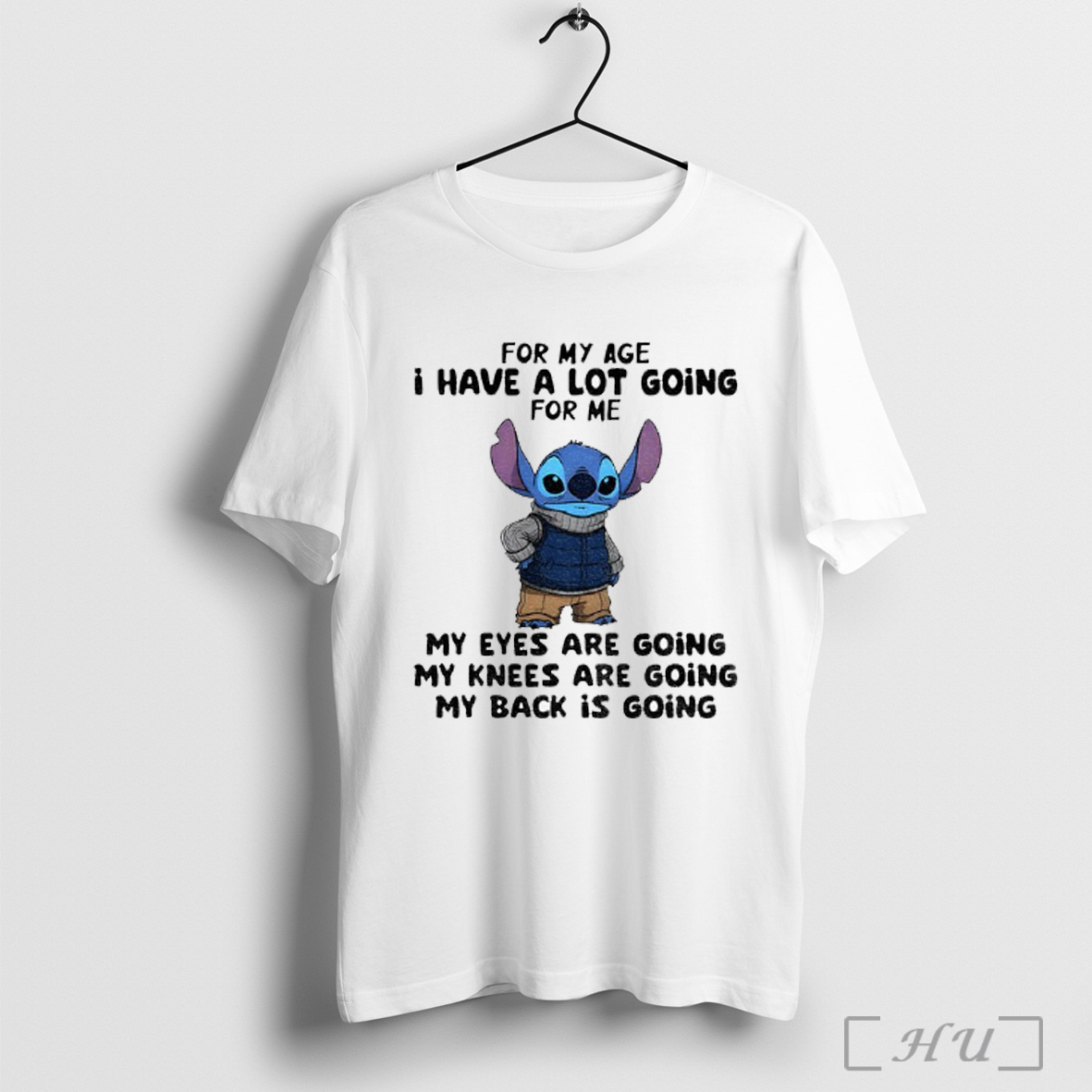 Officials Stitch For My Age I Have A Lot Going For Me My Eyes Are Going My Knees Are Going My Back Is Going T Shirt Sweatshirt