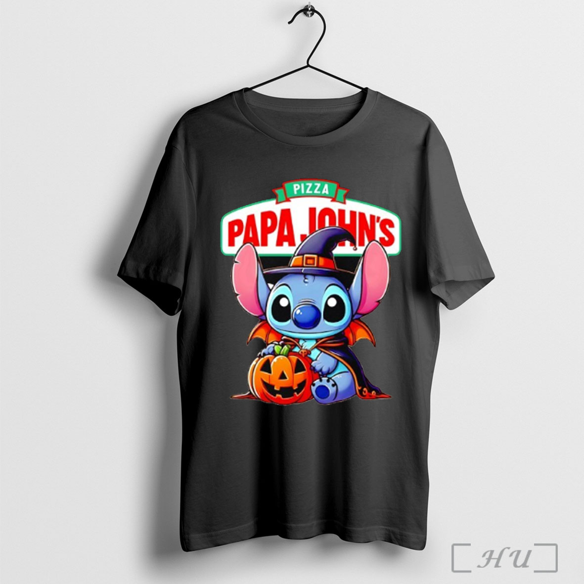 Officials Stitch Witch Pizza Papa Johns Halloween T Shirt Sweatshirt