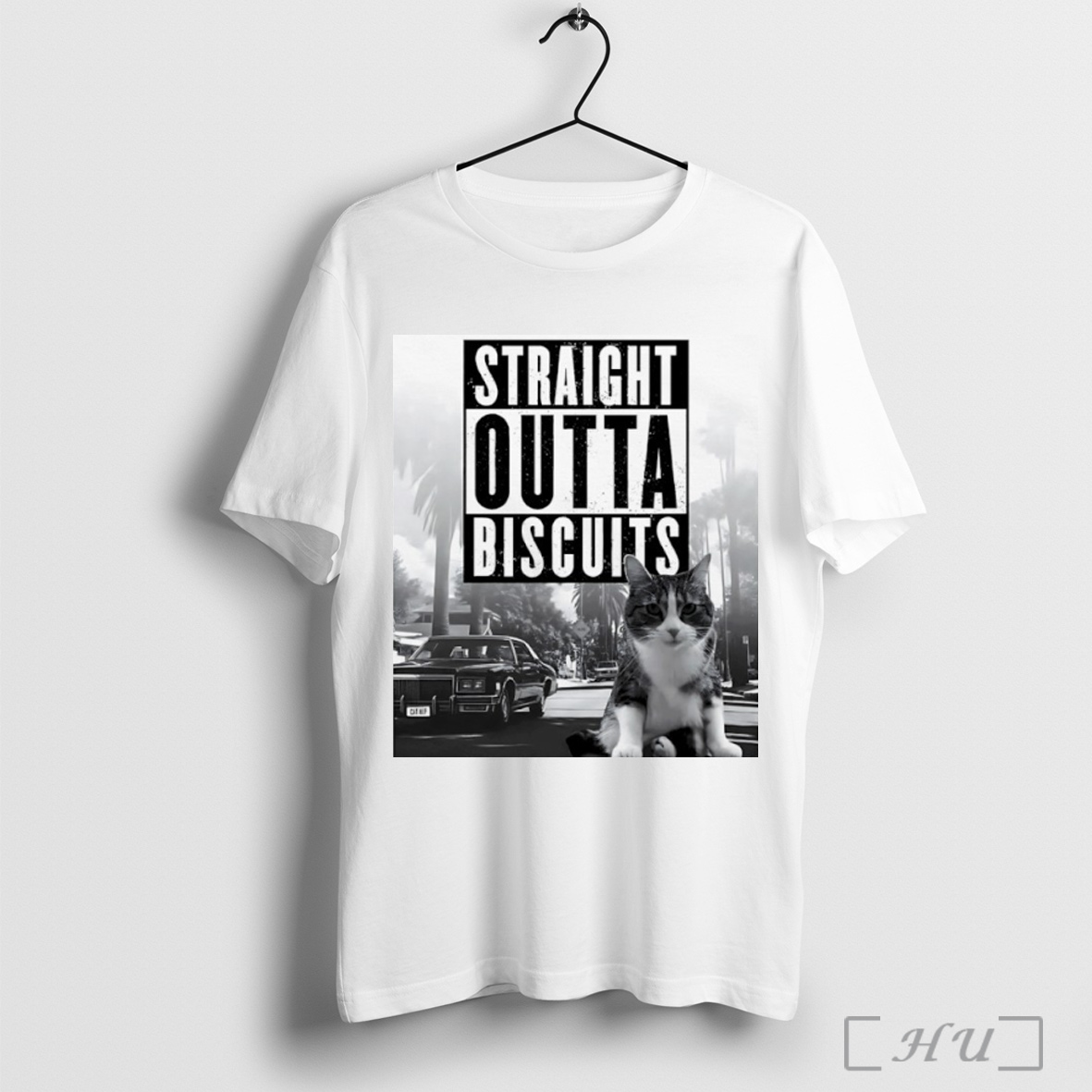 Officials Straight Outta Biscuits Cat T Shirt Sweatshirt