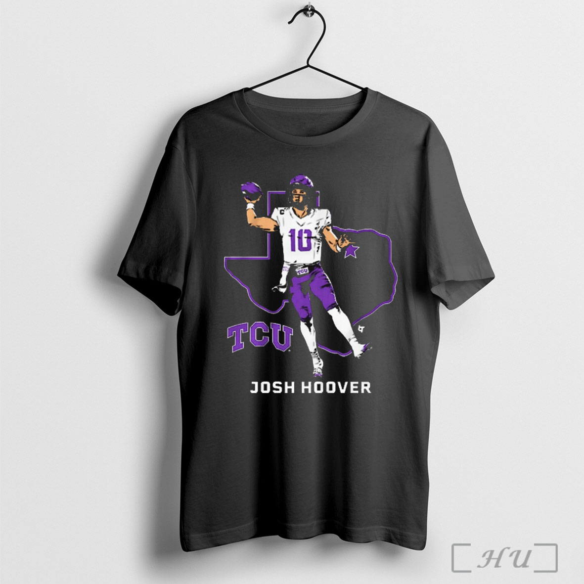 Officials Tcu Horned Frogs Football Ncaa Josh Hoover State Star Painting T Shirt Sweatshirt