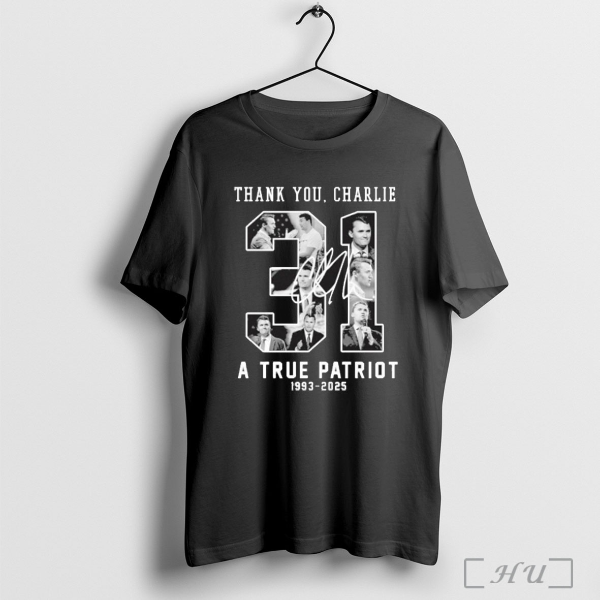Officials Thank You Charlie Kirk Memorial Tribute Signature 31 T Shirt Sweatshirt