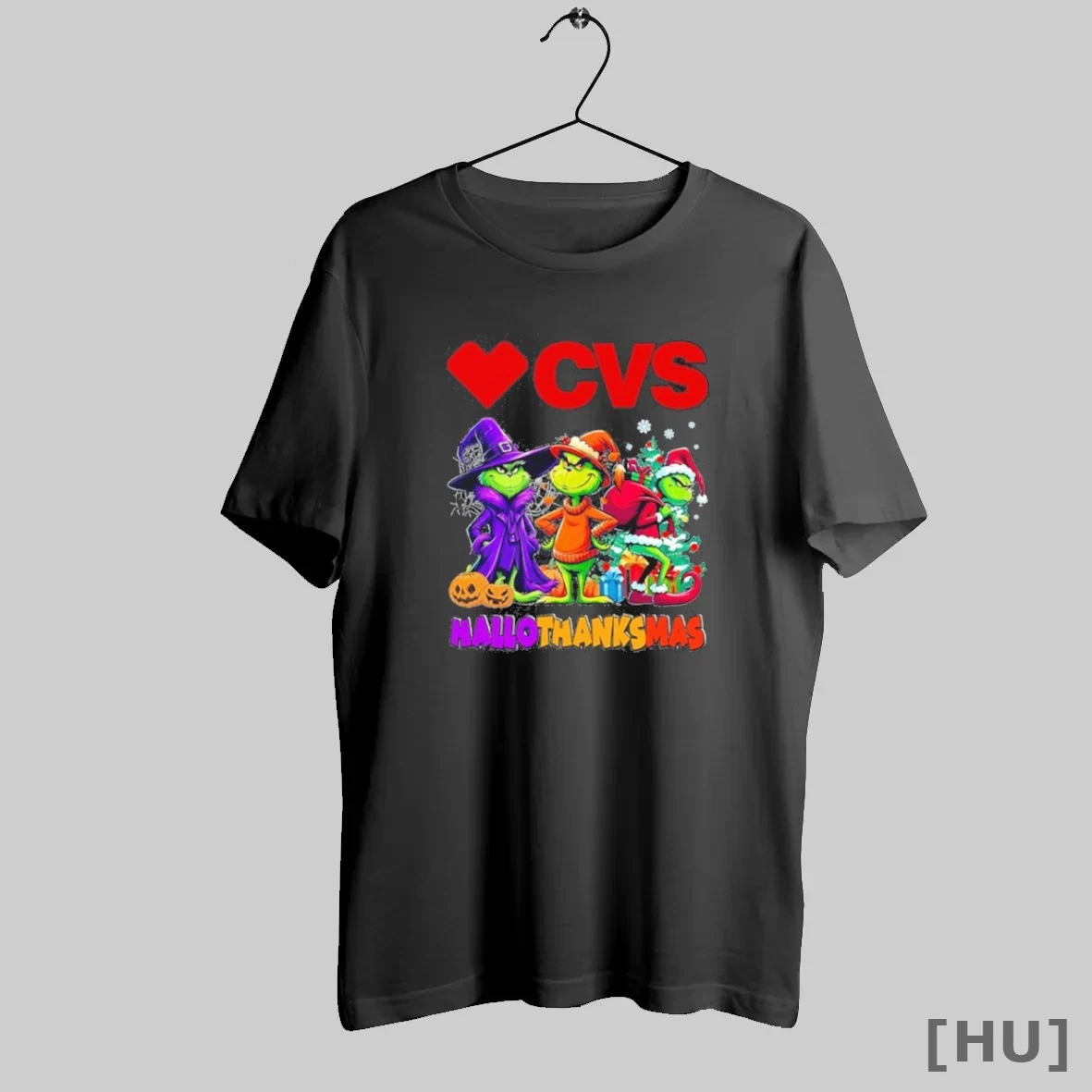 Officials The Grinch Cvs Pharmacy Logo Hallothanksmas T Shirt Sweatshirt