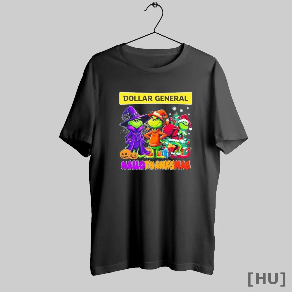Officials The Grinch Dollar General Logo Hallothanksmas T Shirt Sweatshirt