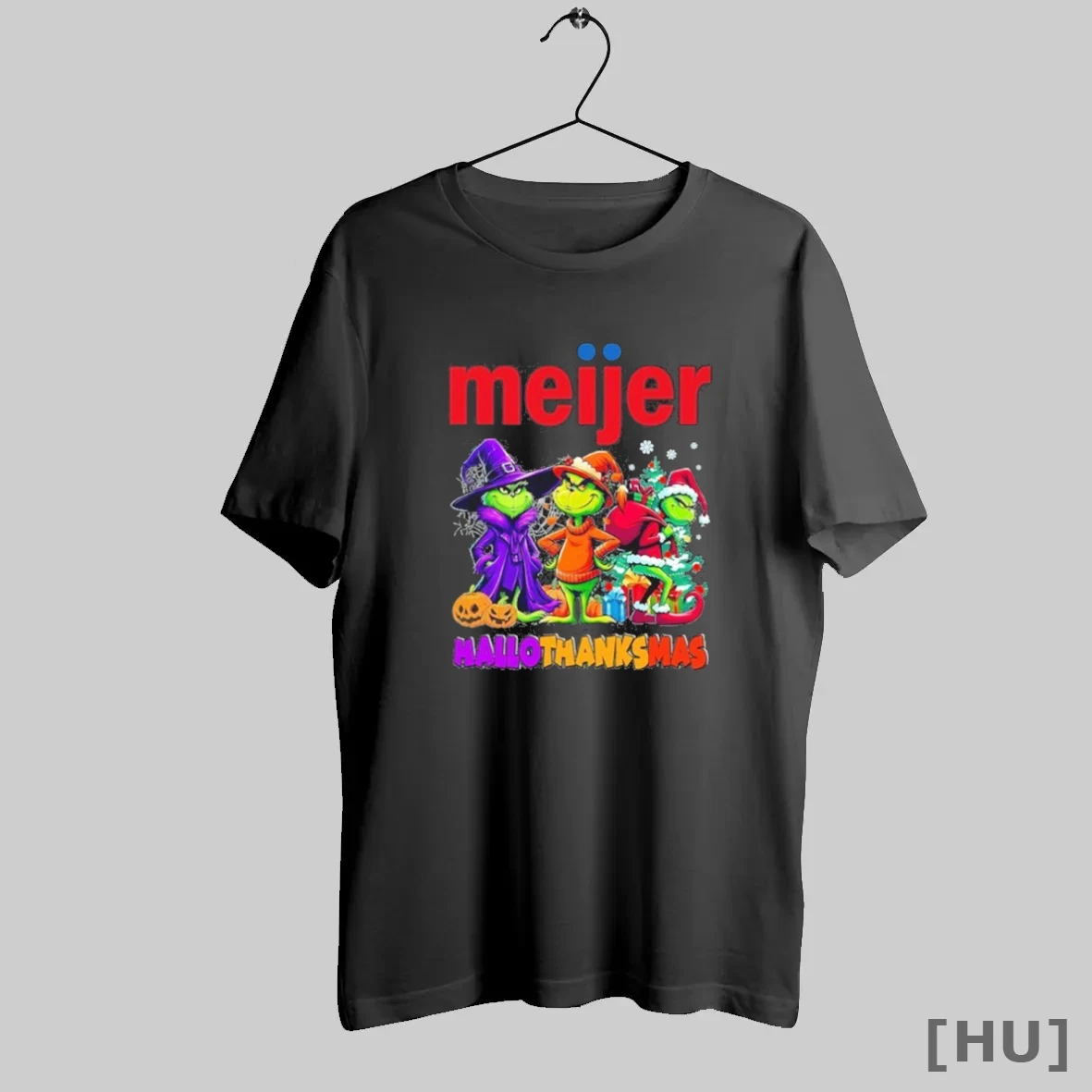 Officials The Grinch Meijer Logo Hallothanksmas T Shirt Sweatshirt