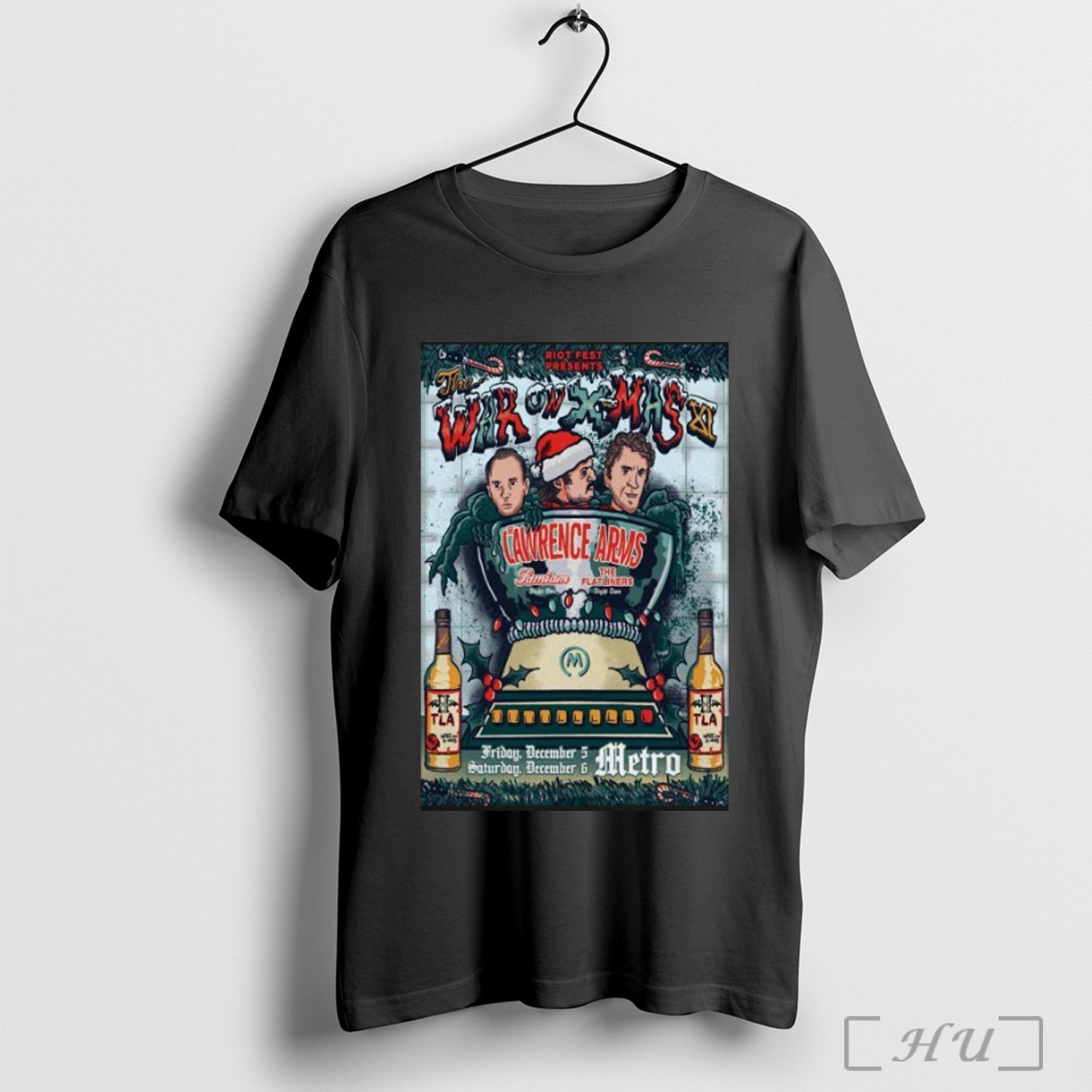 Officials The Lawrence Arms War On X Mas Dec 2025 Tour Christmas T Shirt Sweatshirt