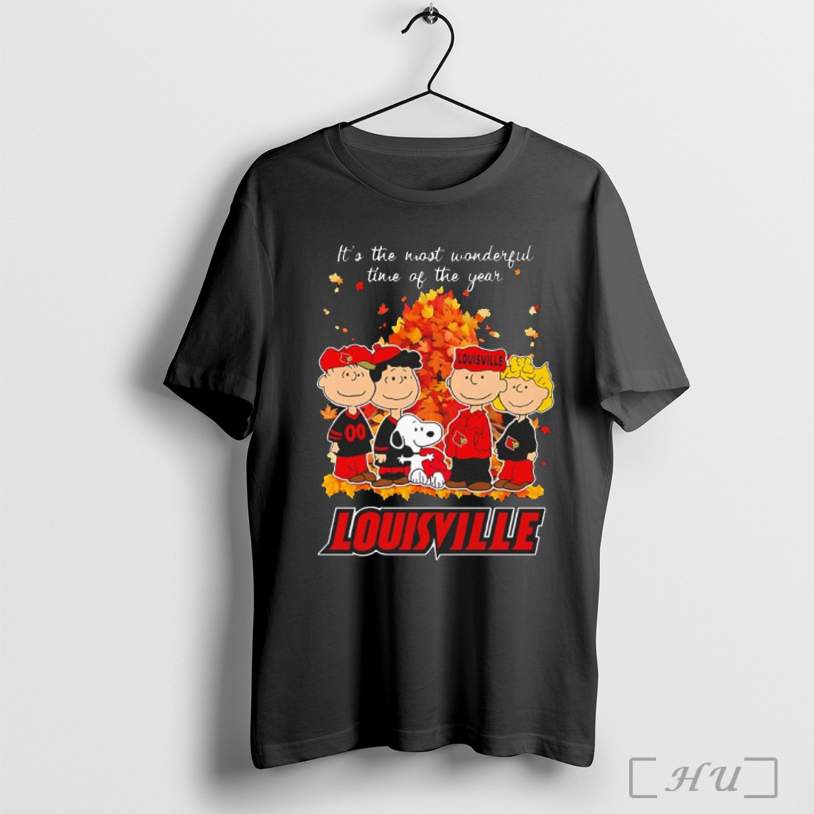 Officials The Peanuts Character Louisville Its The Most Wonderful Time Of The Year T Shirt Sweatshirt