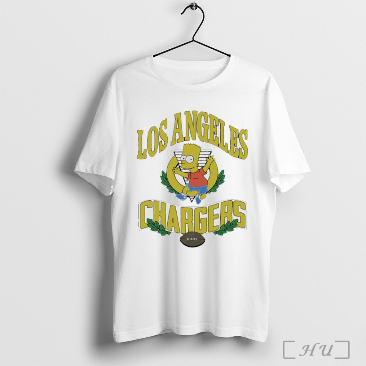 Officials The Simpsons Bart X Los Angeles Chargers Nfl 2025 T Shirt Sweatshirt
