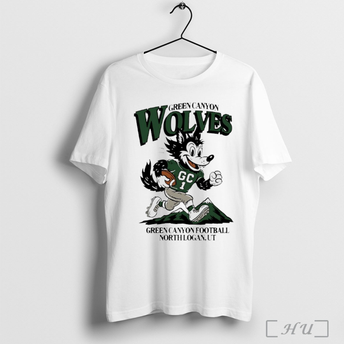 Officials The Wolves Green Canyon Football Mascot North Logan T Shirt Sweatshirt