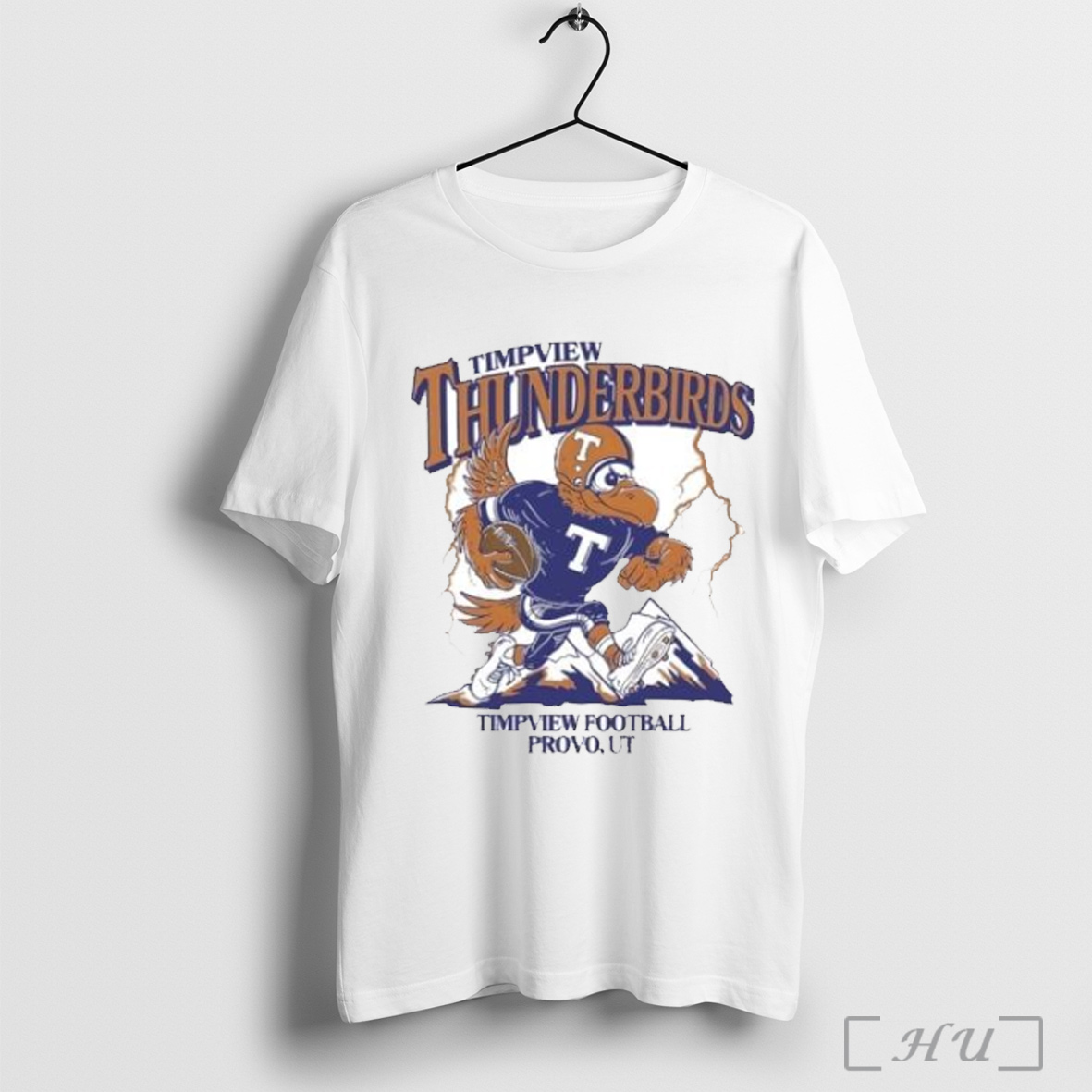Officials Timpview Thunderbirds Football Provo Mascot Lightning Ornament T Shirt Sweatshirt