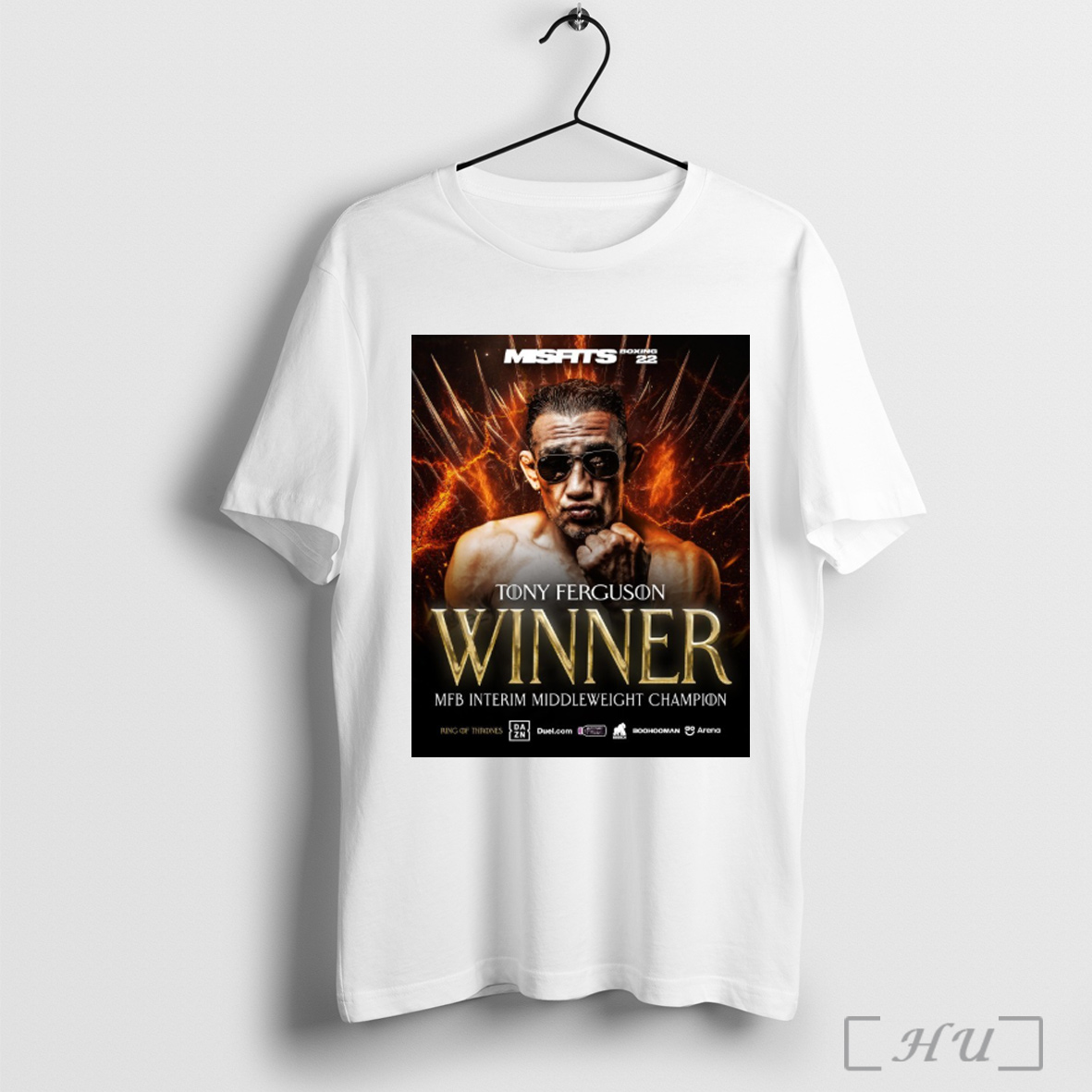 Officials Tony Ferguson Defeats Salt Papi Winner Mfb Interim Middleweight Champions 2025 Poster T Shirt Sweatshirt