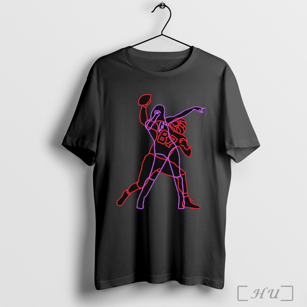 Officials Travis Kelce And Taylor Tnt Neon Lights T Shirt Sweatshirt