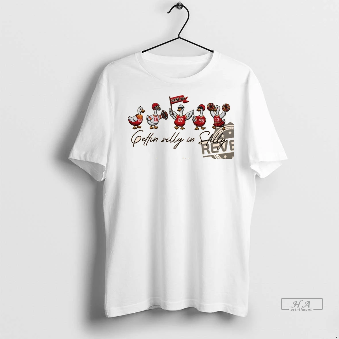 Officials Trendy Kansas City Chiefs Goose Embroidered Gettin Silly In Stilly Embroidered Silly Goose Halloween Embroidery Revetee 1 Shirt Sweater