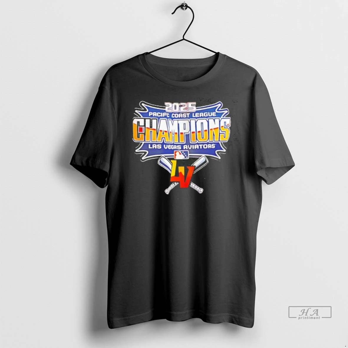Officials Trendy Las Vegas Aviators 2025 Pacific Coast League Champions Logo Tee Shirt Sweater