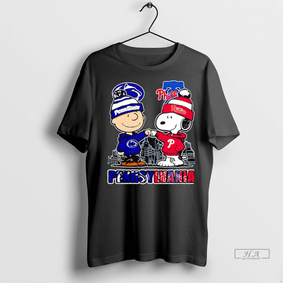 Officials Trendy Penn State Nittany Lions X Philadelphia Phillies Snoopy Shirt Sweater