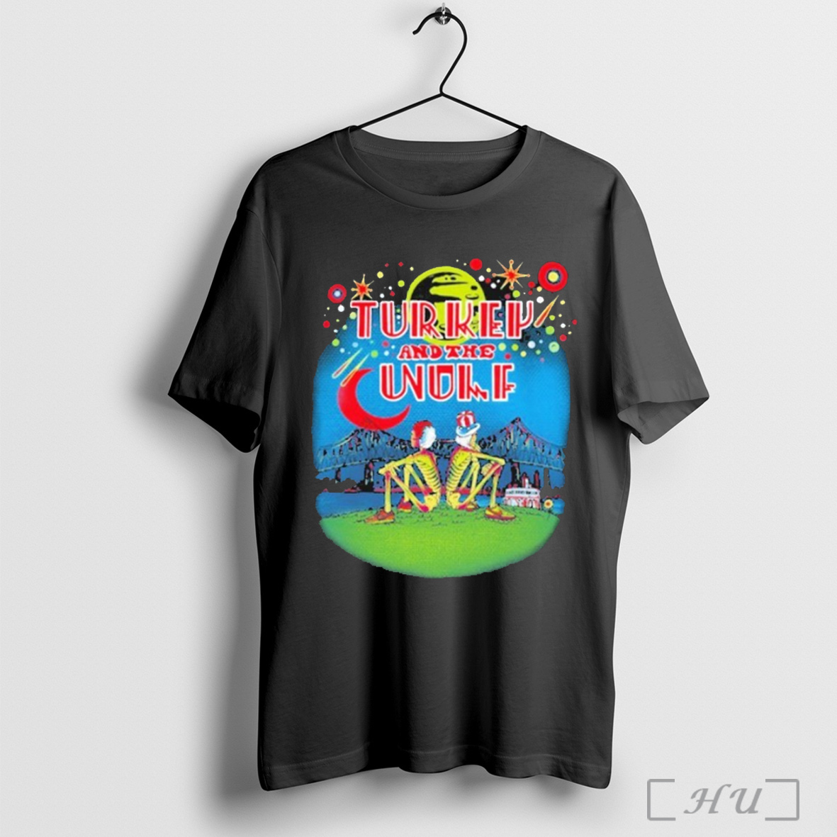 Officials Turkey And The Wolf A Lil Crescent City Connection Skeletons Bridge T Shirt Sweatshirt