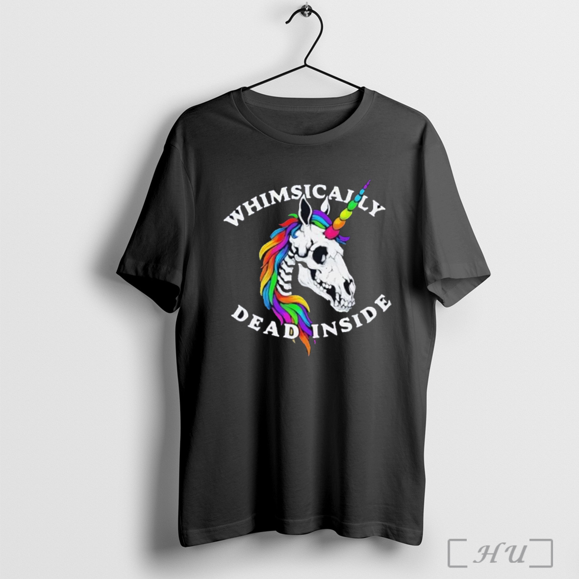 Officials Unicorn Rainbow Whimsically Dead Inside T Shirt Sweatshirt