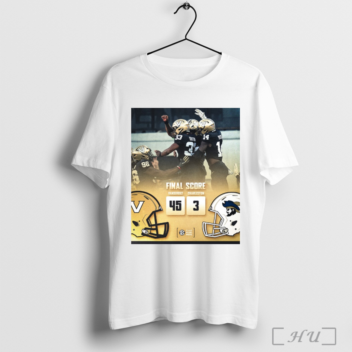 Officials Vanderbilt Commodores Defeated Charleston Southern Buccaneers Final Score 45 3 Sec It Just Means More Poster T Shirt Sweatshirt