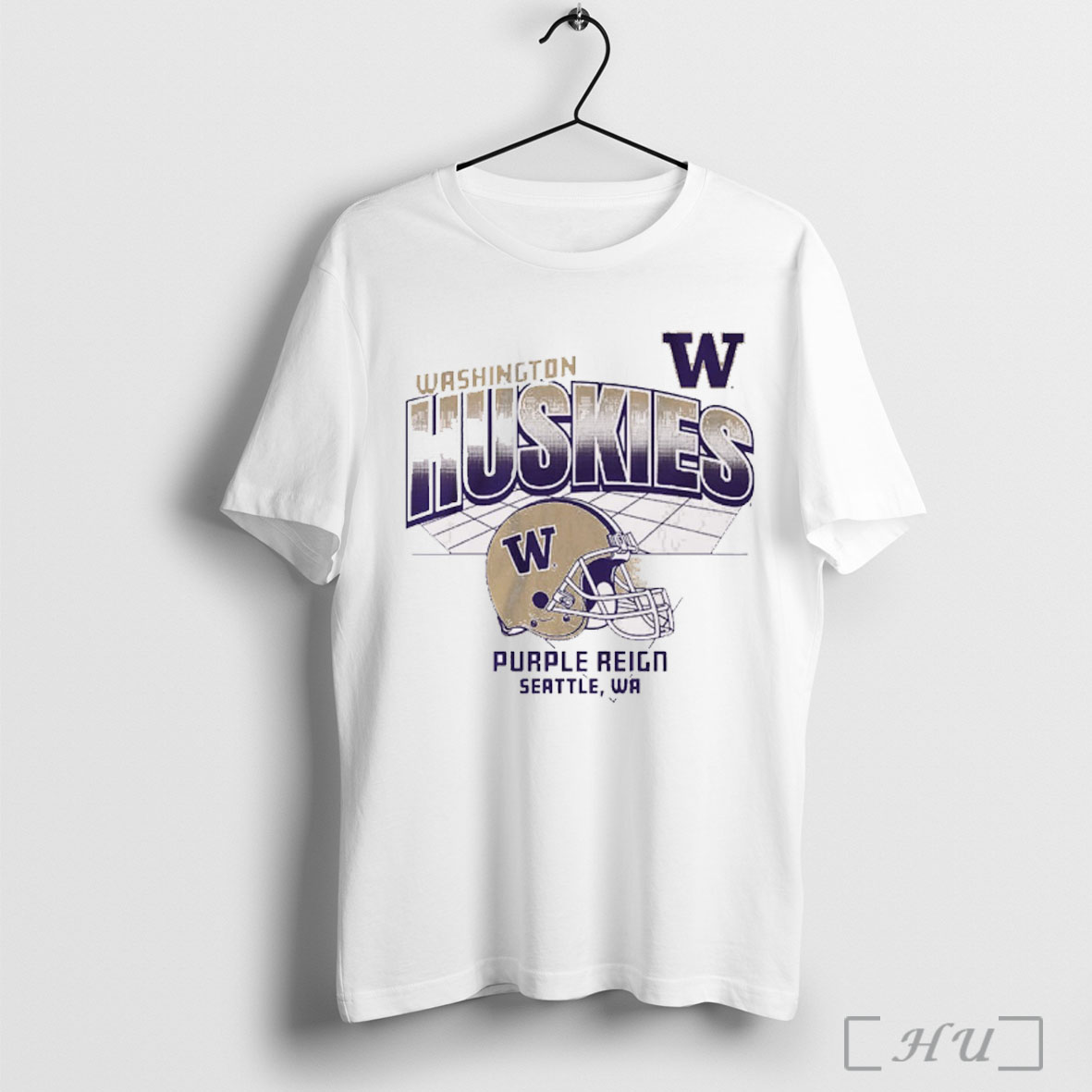 Officials Washington Huskies Football Ncaa Purplr Reign Seattle Wa Helmet Grid T Shirt Sweatshirt