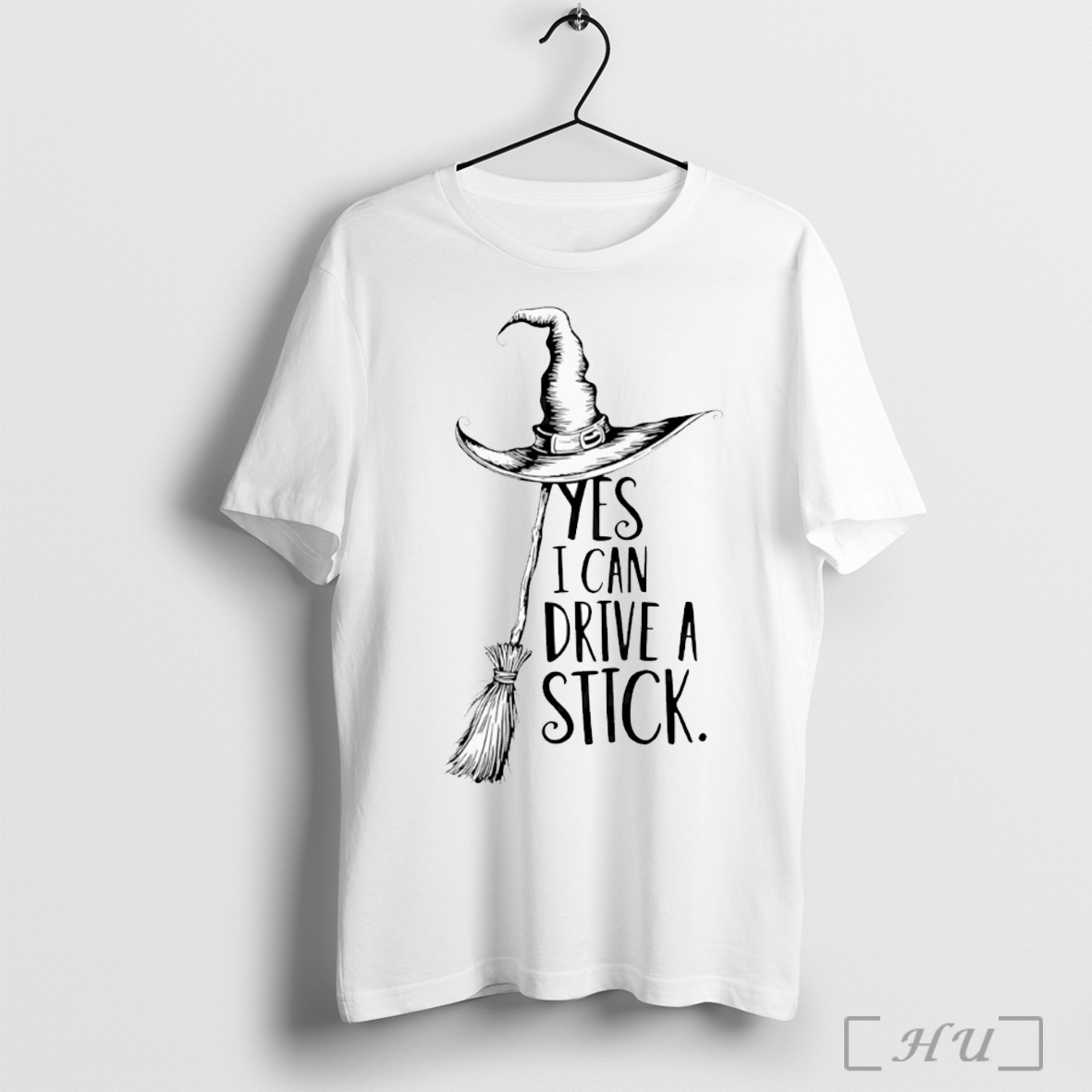 Officials Yes I Can Drive A Stick Halloween White T Shirt Sweatshirt