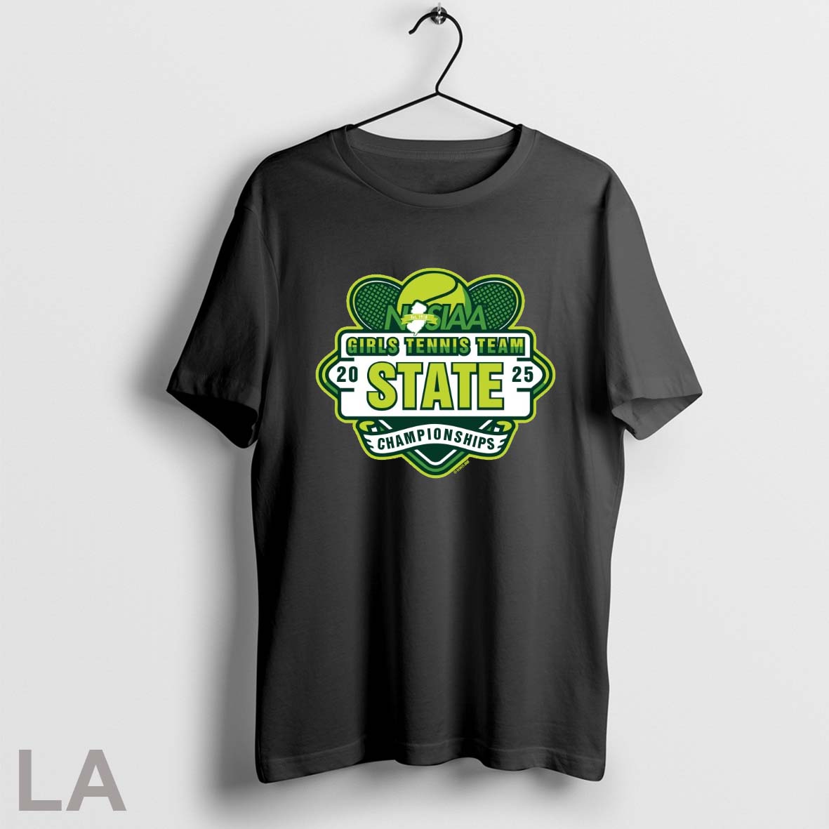 Original 2025 Njsiaa Girls Tennis Team State Championship Logo Shirt