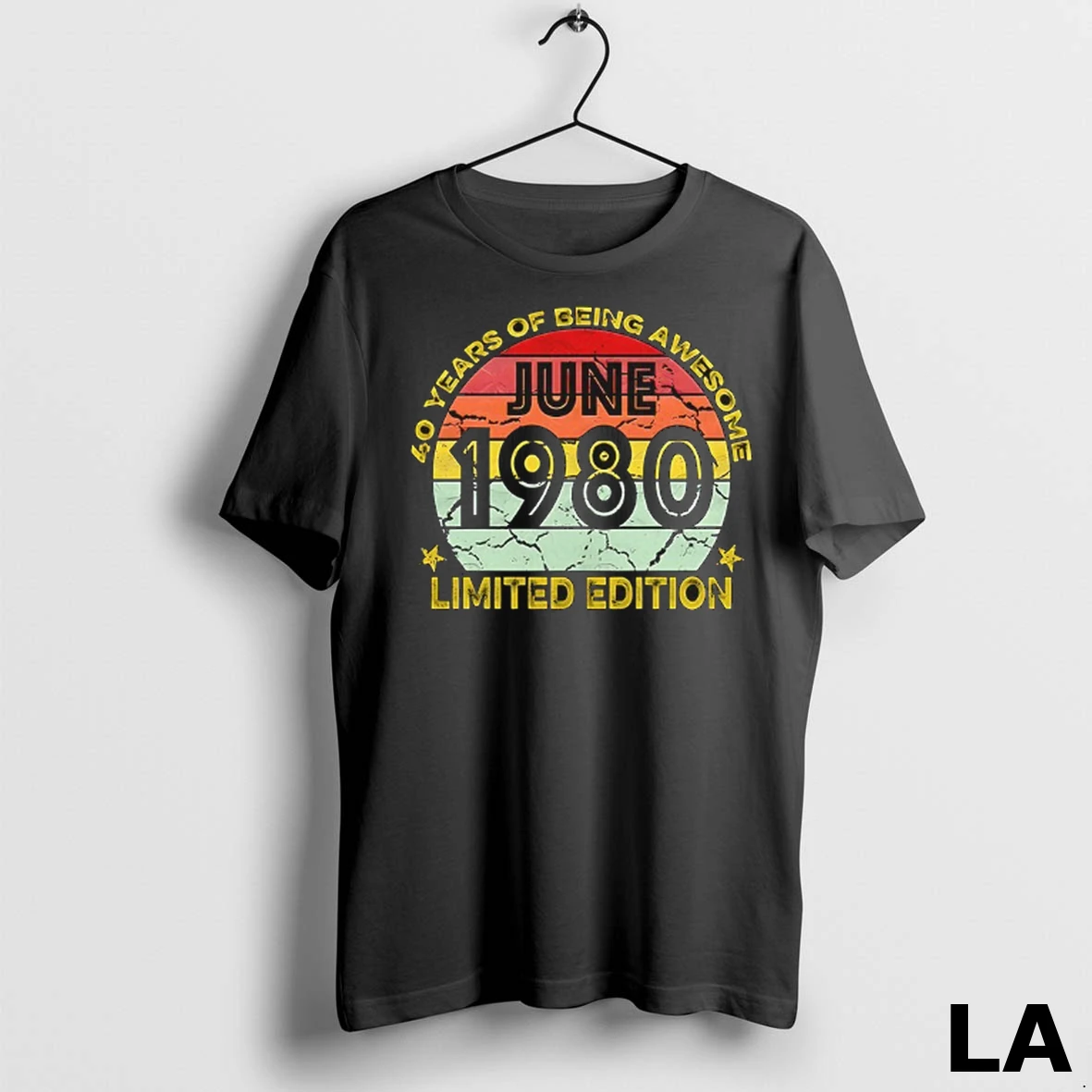 Original 40 Years Of Being Awesome June 1980 Shirt