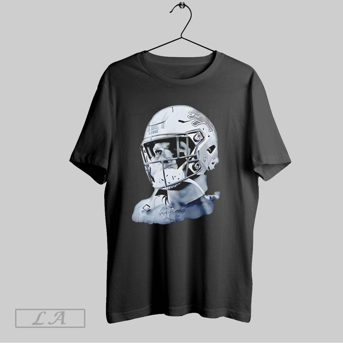 Original Aidan Hutchinson Detroit Lions Charcoal House Of Hutch Game Face Shirt