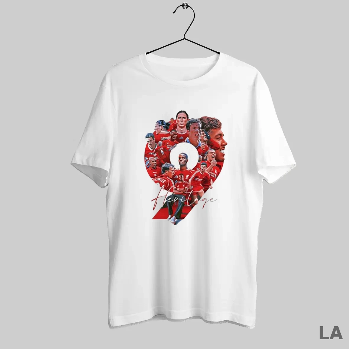 Original Alexander Isak Heritage No 9 Liverpool Signature T Shirt Shirt