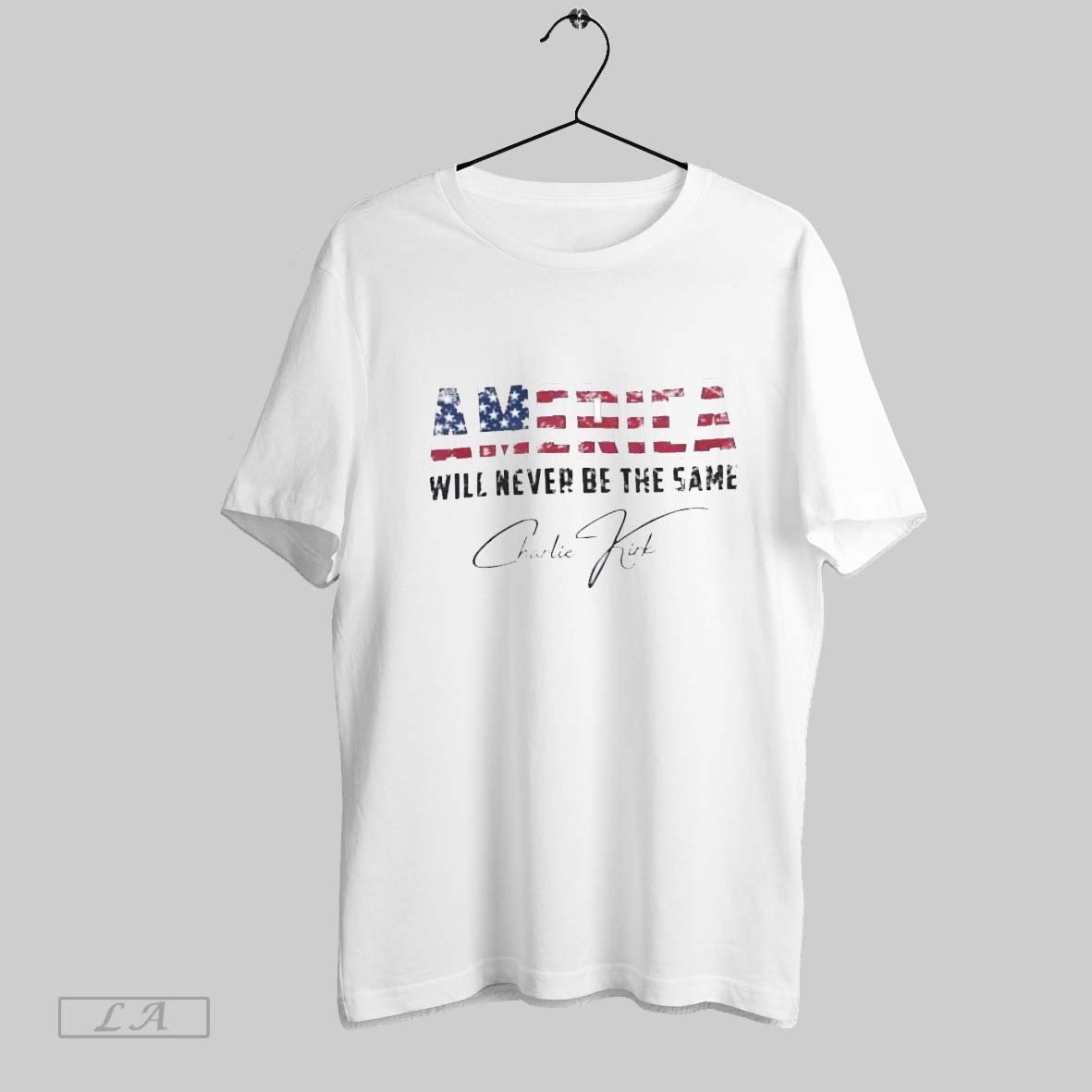 Original America Will Never Be The Same Chirlie Krik Quote Signature Shirt