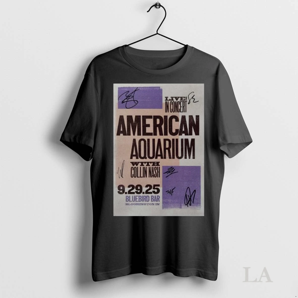 Original American Aquarium Fall Tour September 29 2025 Bloomington In Long Sleve Shirt