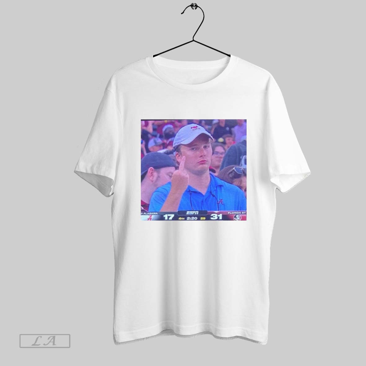 Original Angry Bama Fan Florida State 31 17 Alabama Crimson Tide Meme Shirt