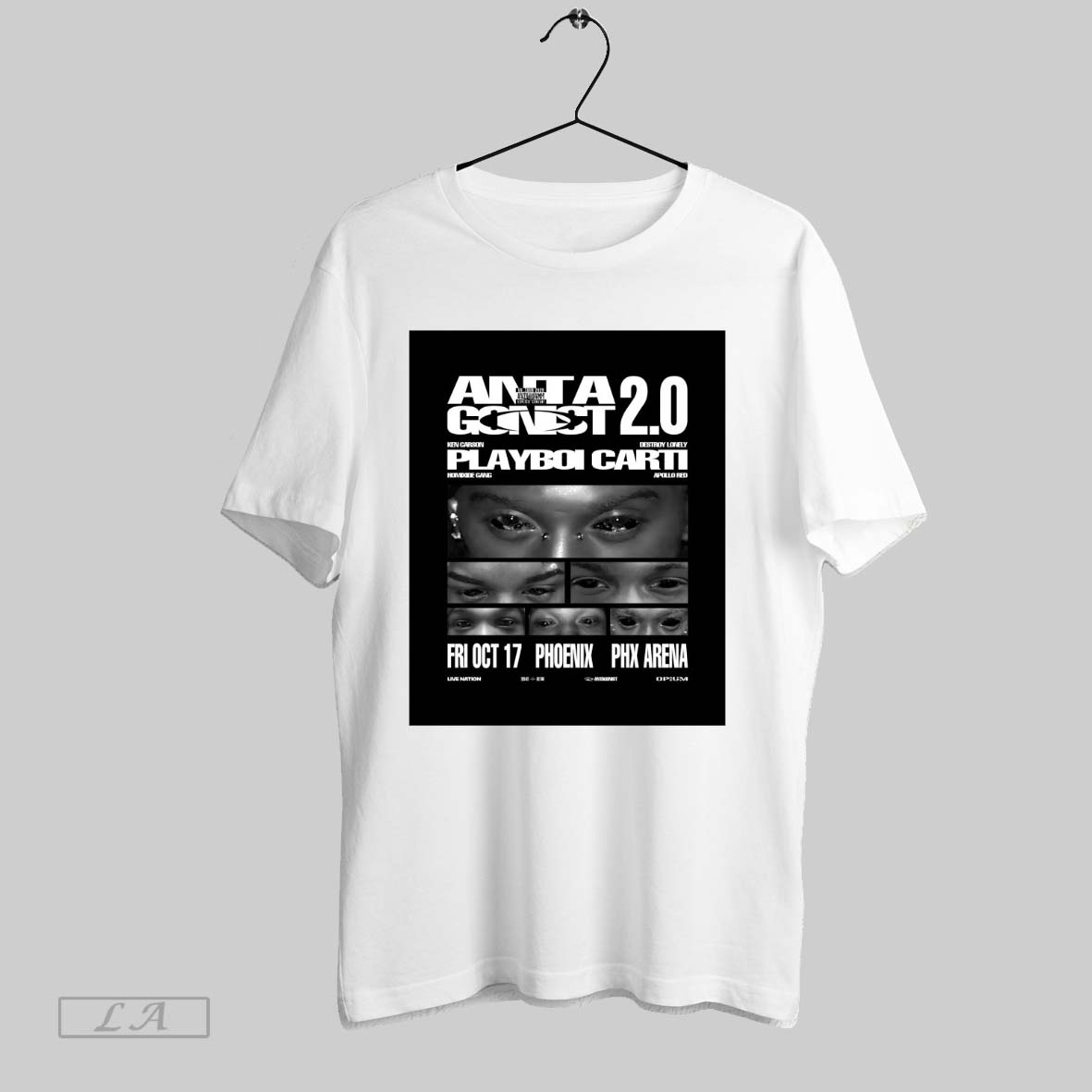 Original Antagonist 2 0 Playboi Carti Friday October 17th 2025 At The Phx Arena In Phoenix Poster Shirt