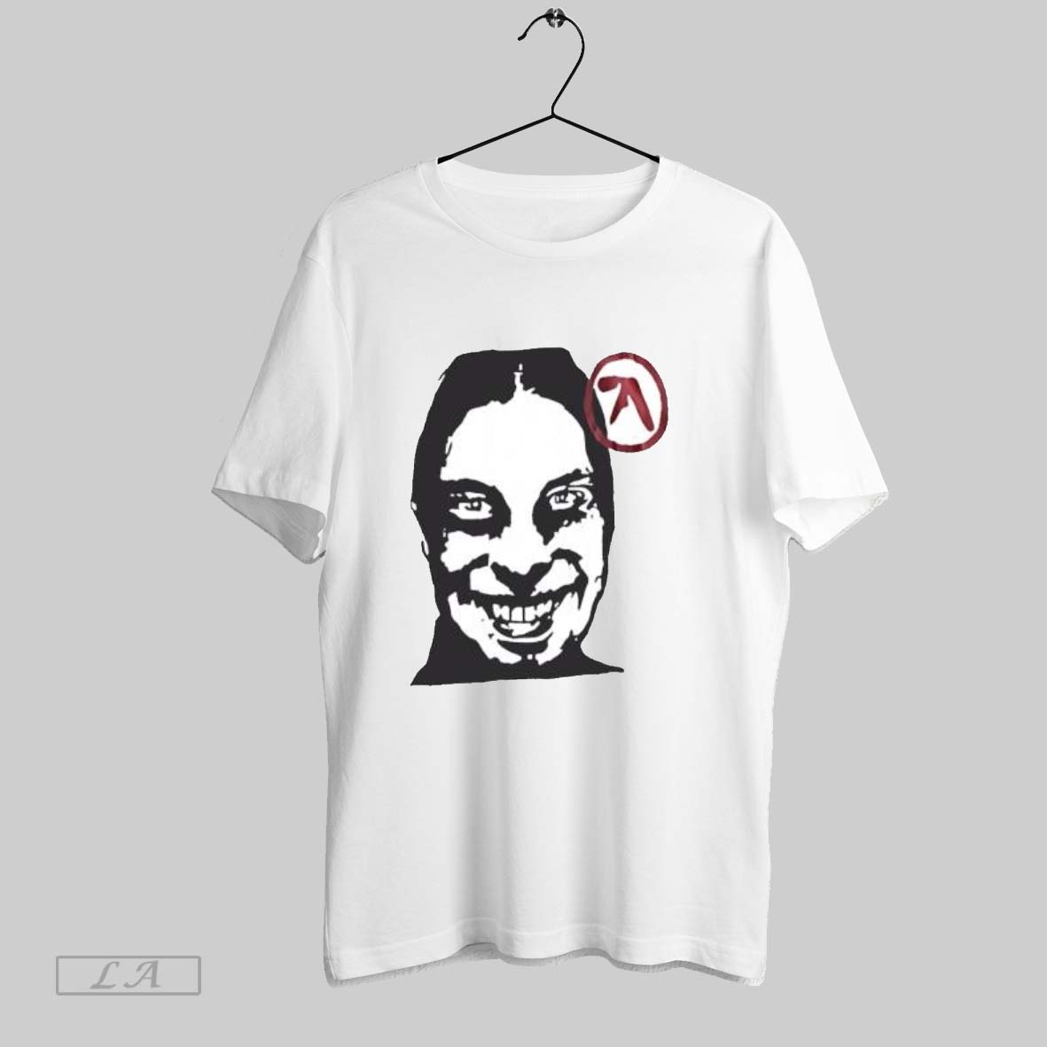 Original Aphex Twin Richard D James Smiley Face Logo Electronic Music Shirt