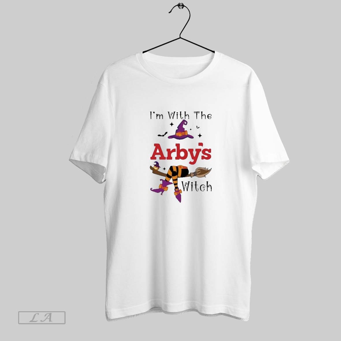 Original Arbys Im With The Witch Hat Halloween Shirt