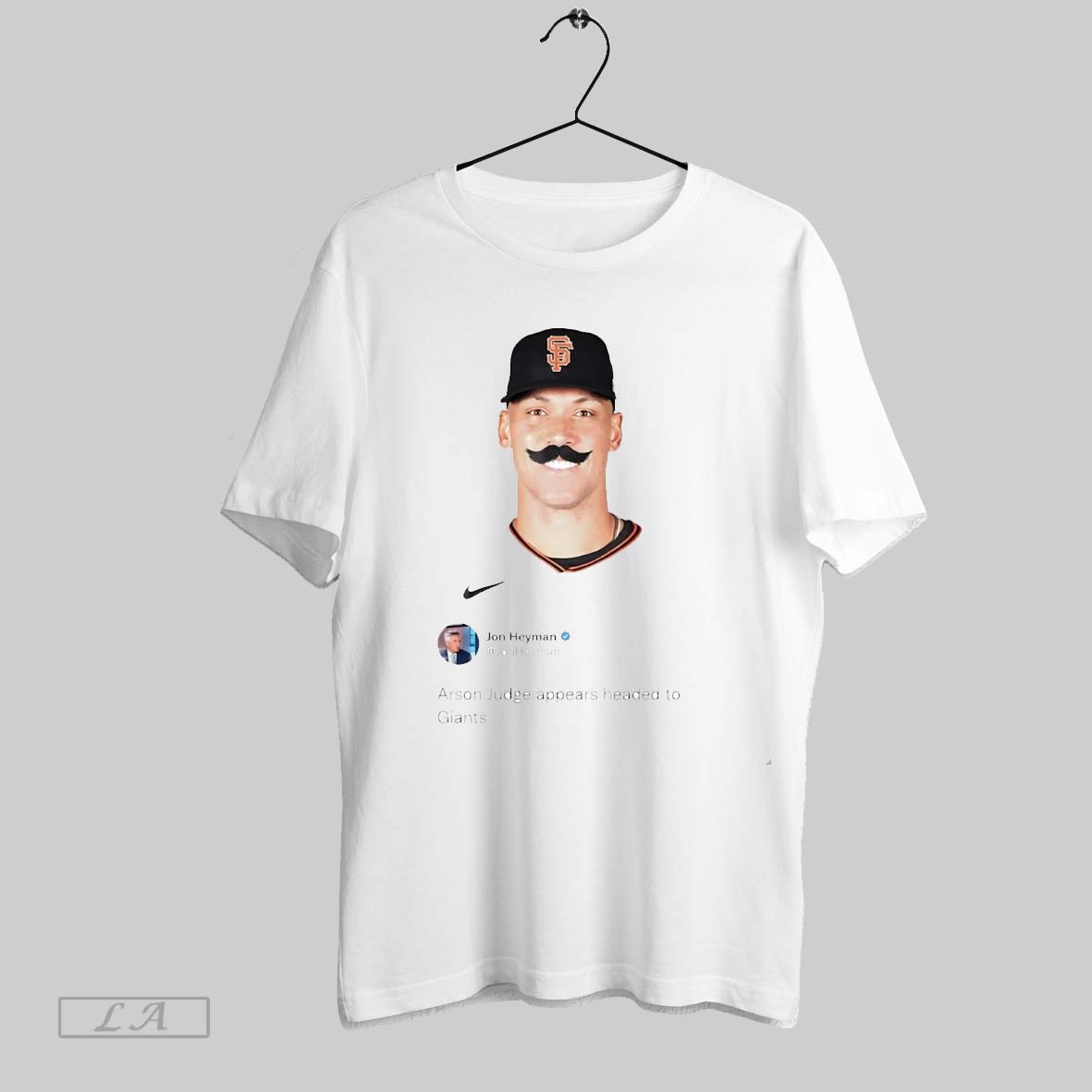 Original Arson Judge Appears Headed To Giants Shirt