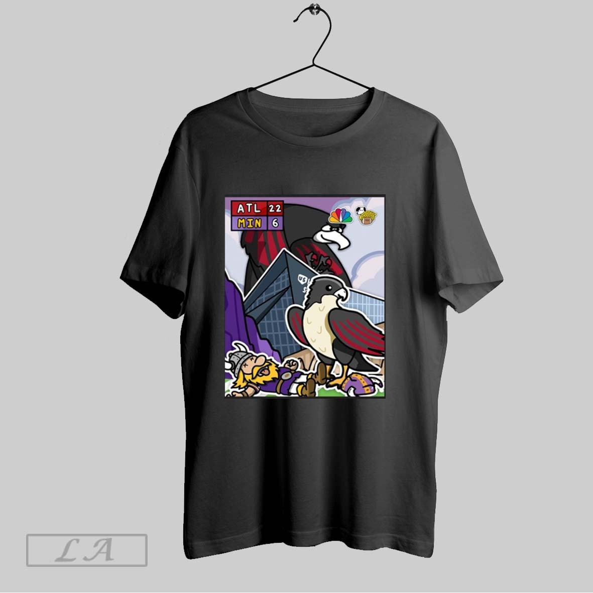 Original Atlanta Falcons Take Out Minnesota Vikings 22 6 Final Score Shirt