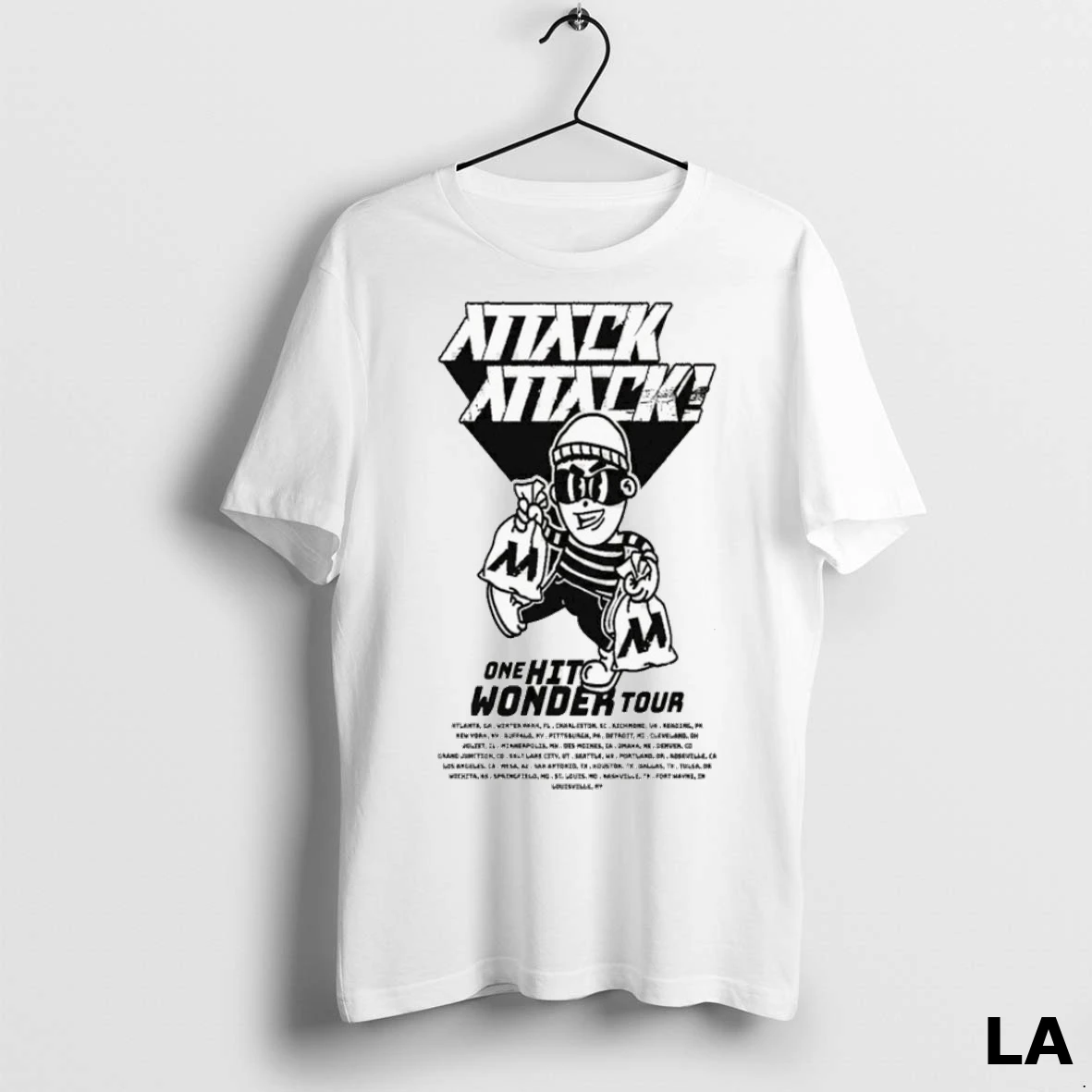 Original Attack Attack One Hit Wonder Tour 2025 Shirt