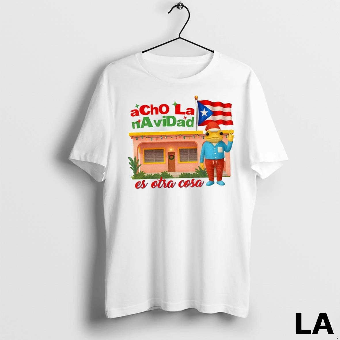 Original Bad Bunny Acho La Navidad Es Otra Cosa Puerto Rico Christmas Shirt